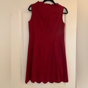 Sara Campbell Signature Stretch Scallop Dress, SZ 8